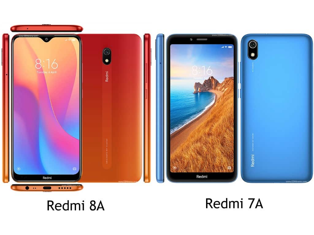 Redmi 7 Redmi 8 Сравнение