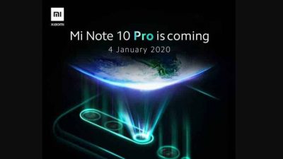 Xiaomi Mi Note 10 Akan datang di Indonesia