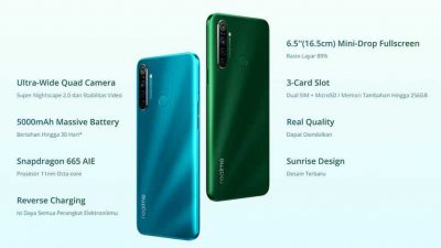 Realme 5i resmi hadir di Indonesia membawa chip Snapdragon 665