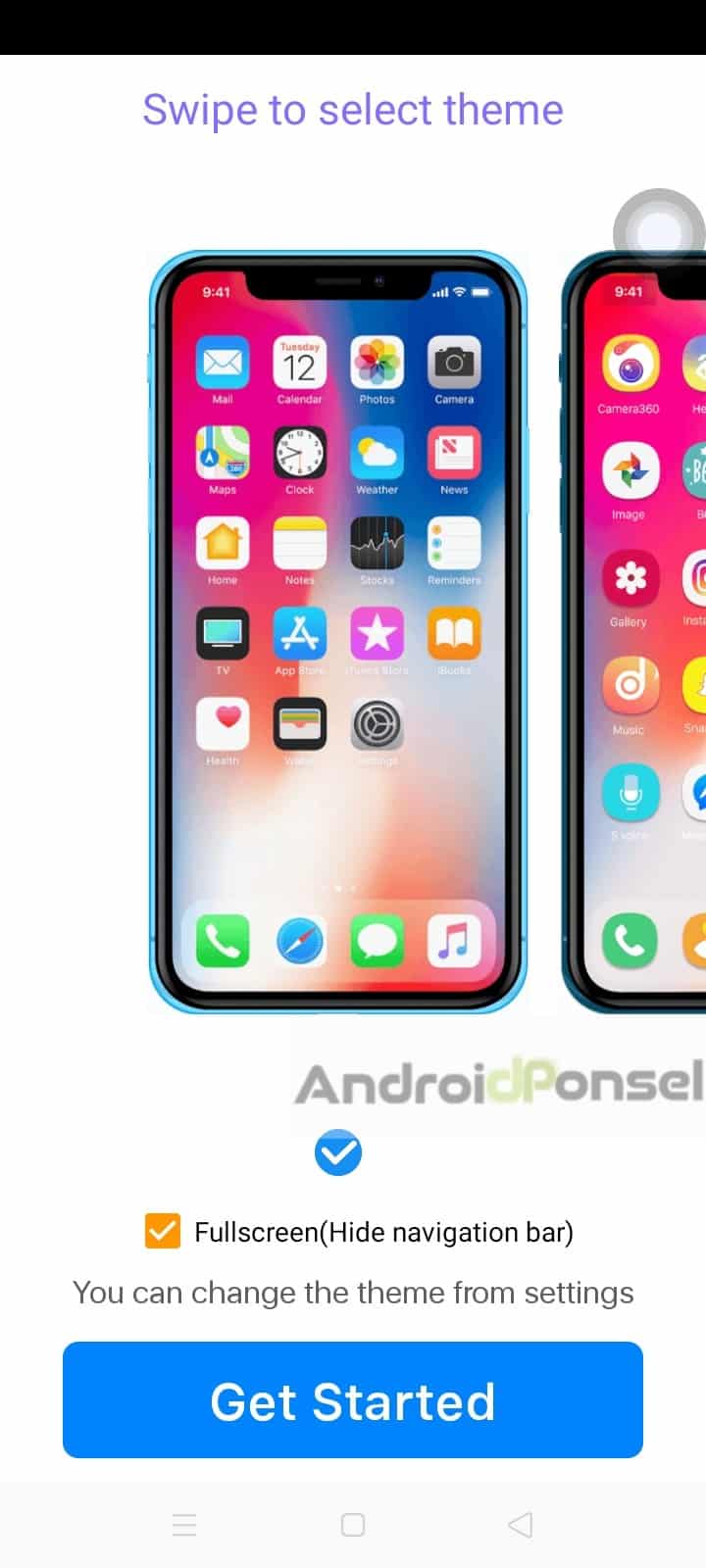 cara merubah tampilan android menjadi iphone 5 sepenuhnya
