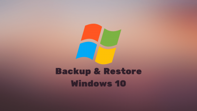 Backup dan restore Windows 10