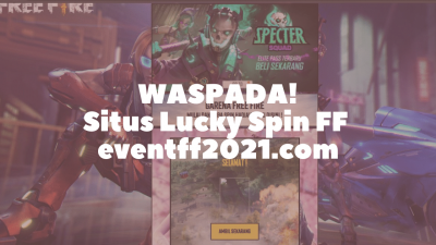 Situs Lucky Spin FF terbaru eventff2021.com