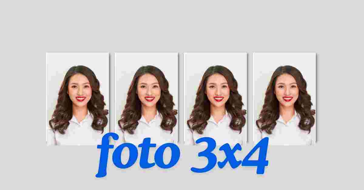 ukuran foto 3x4 terbaru