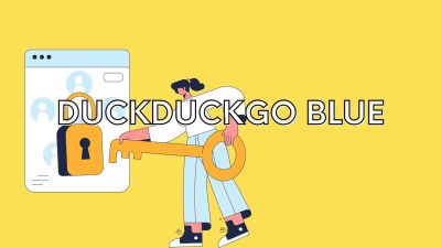 Duckduckgo blue