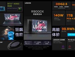 Intip Spesifikasi Lenovo Legion R9000X 2023 Laptop Gaming RTX 4060