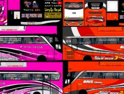 Livery Bus Srikandi SHD Racing dan Pariwisata