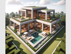 5 Rumah Minecraft yang Kece dan Mudah Ditiru + Tips Membuat Rumah yang Mantap!