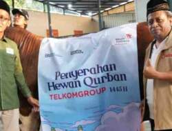 Telkom Indonesia Berbagi Kebahagiaan Iduladha dengan Menyerahkan 544 Hewan Kurban