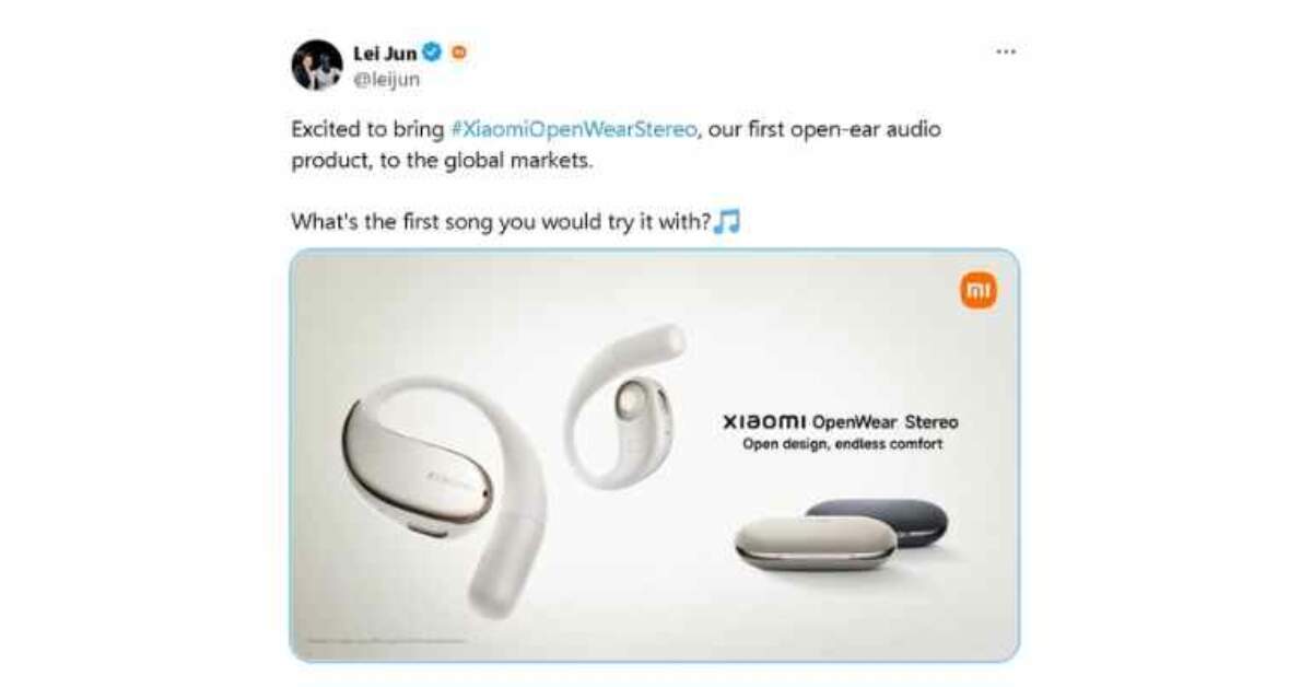 Xiaomi OpenWear Stereo: Inovasi Terbaru dalam Audio TWS dengan Desain Open-Ear