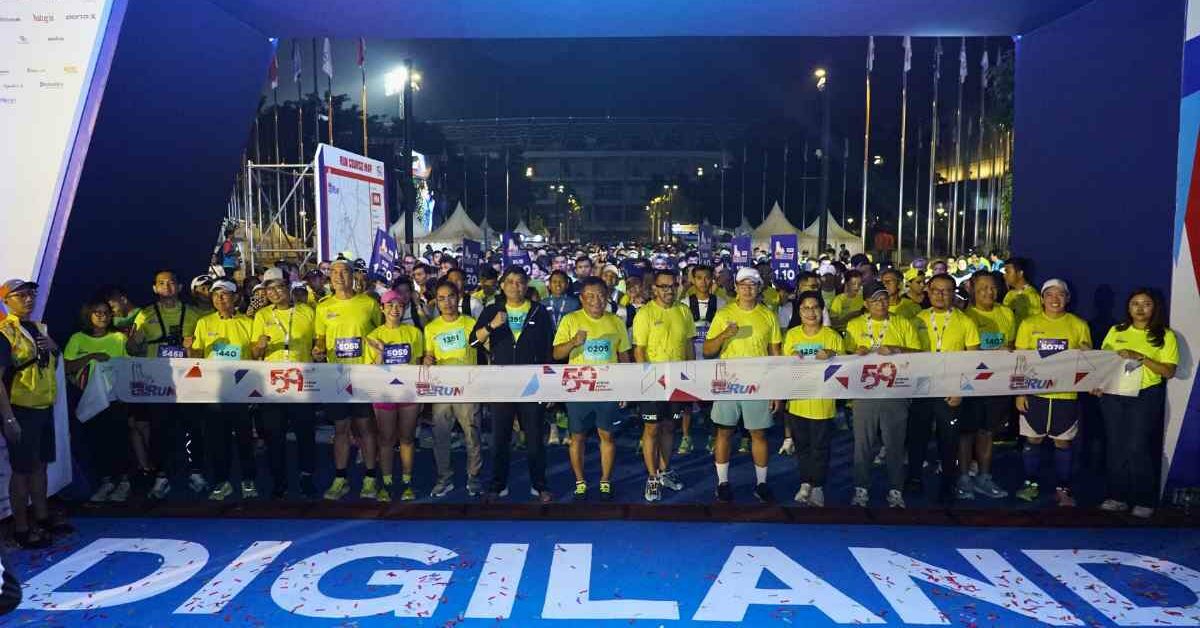 Digiland Run 2024 Meriahkan HUT ke-59 Telkom Indonesia dengan 10.000 Peserta