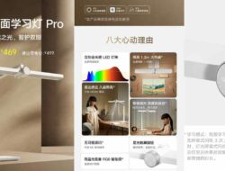 Xiaomi Mijia Desktop Study Lamp Pro: Solusi Cerdas untuk Pencahayaan Belajar yang Nyaman