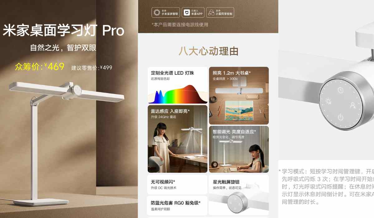 Xiaomi Mijia Desktop Study Lamp Pro