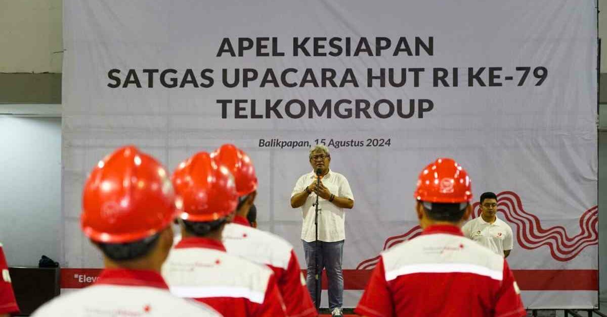 apel kesiapan satgas telkom hut