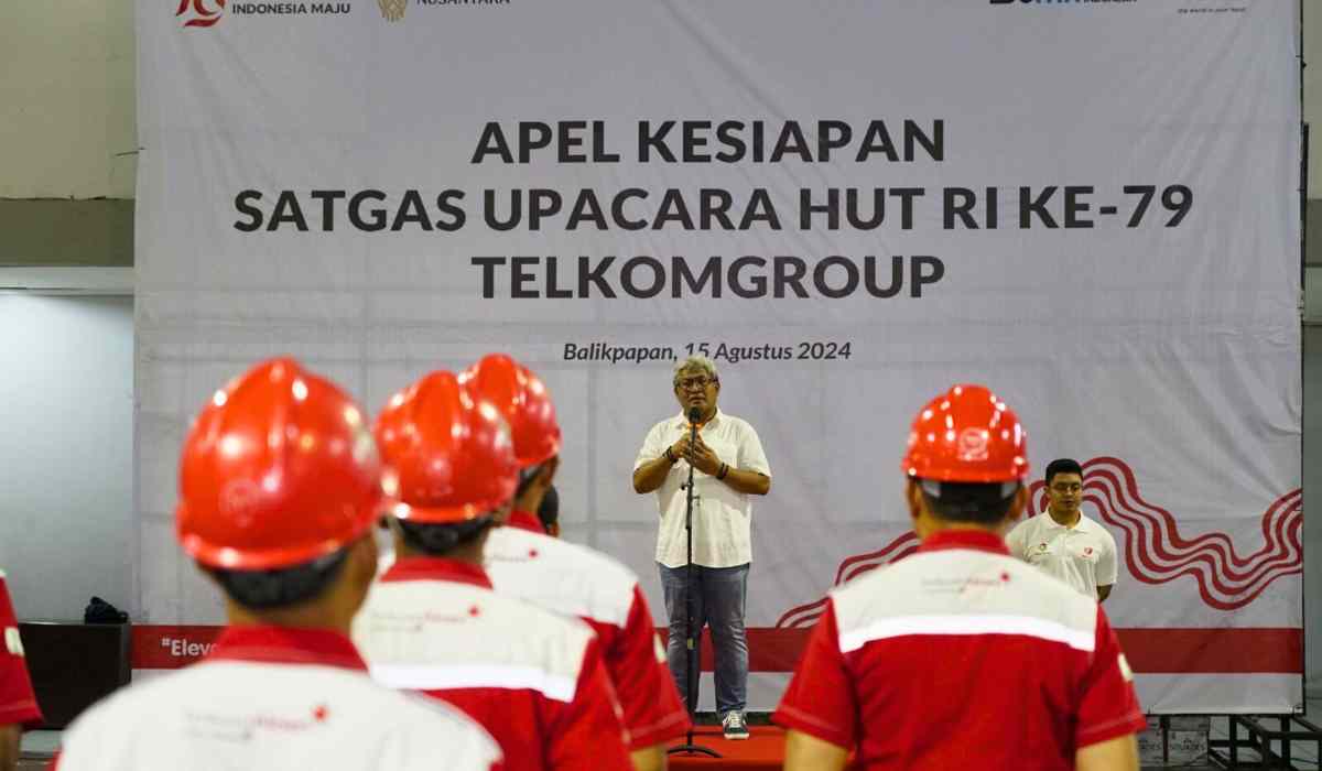 apel kesiapan satgas telkom hut