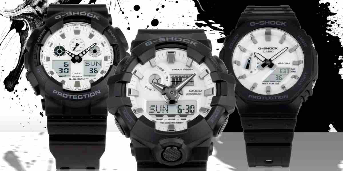 Casio G-Shock Black and White