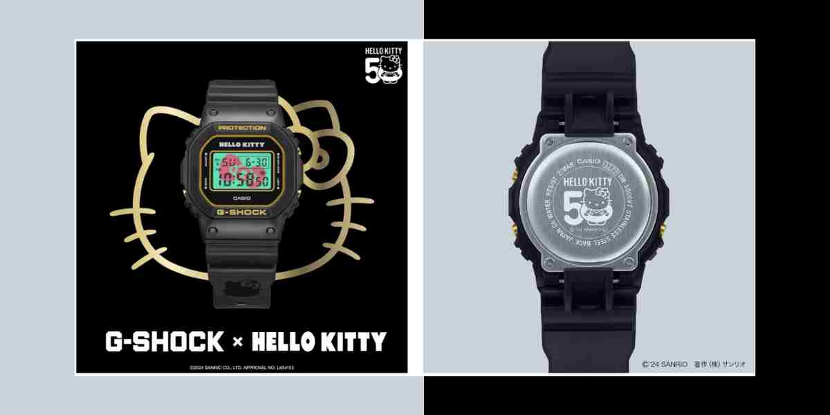 Kolaborasi Ikonik: Casio G-Shock x Hello Kitty DW-5600KT24-1JR untuk Ulang Tahun ke-50