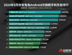 10 Smartphone Flagship-Killer Terbaik September 2024 Menurut AnTuTu