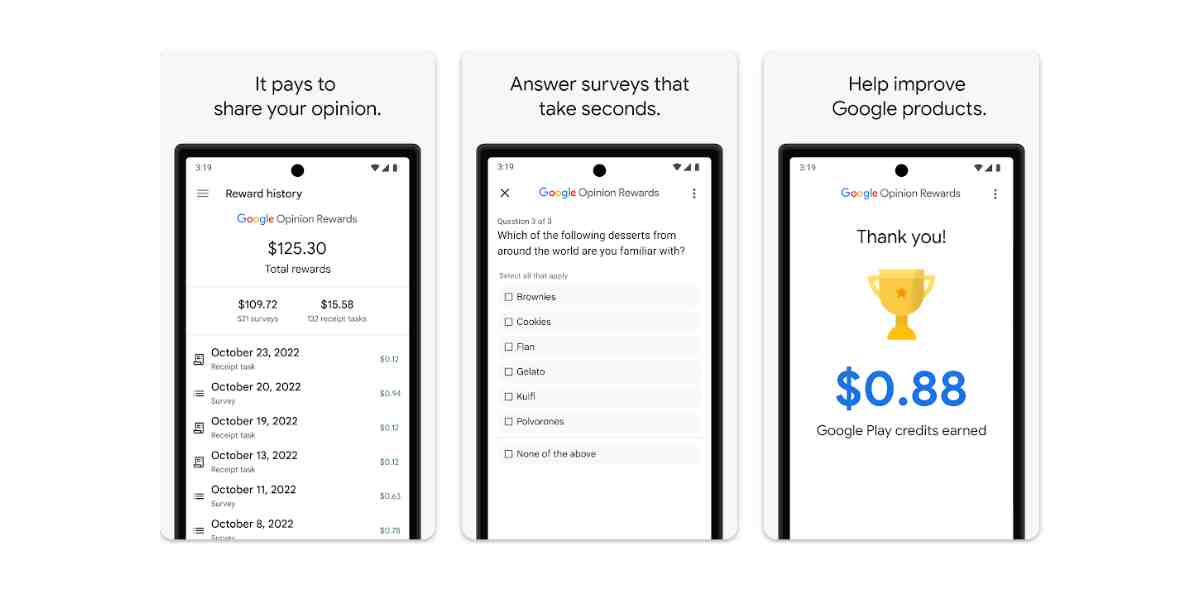 Google Opinion Rewards