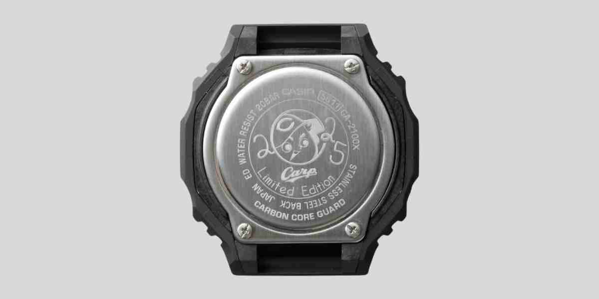 Kolaborasi G-Shock dan Hiroshima Toyo Carp Bagian Belakang