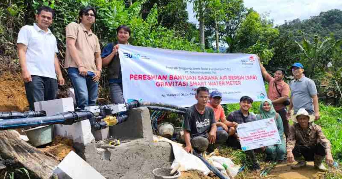 Telkom Bangun 232 Sarana Air Bersih