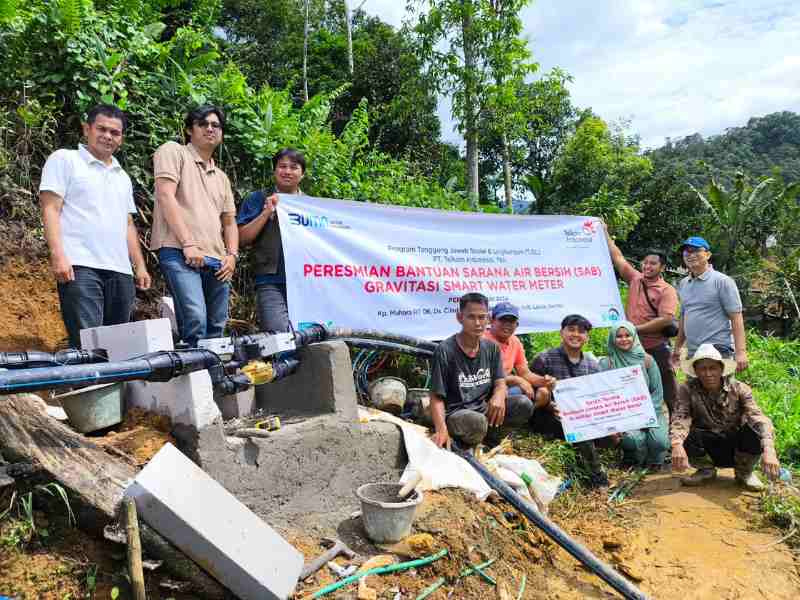 Telkom Bangun 232 Sarana Air Bersih